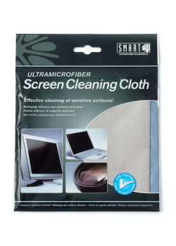 Салфетка для оптики замша 32х31 серая