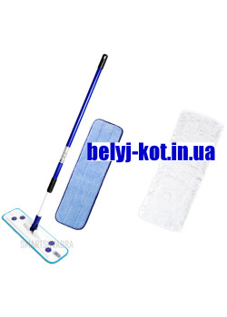 Швабра бытовая Smart с универсальной и сухой насадкой