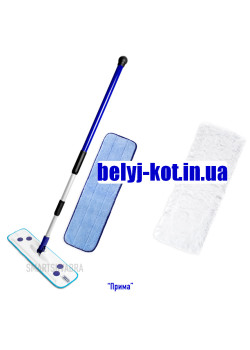 Швабра и тряпки Белый Кот (универсальная+сухая) Прима Smart