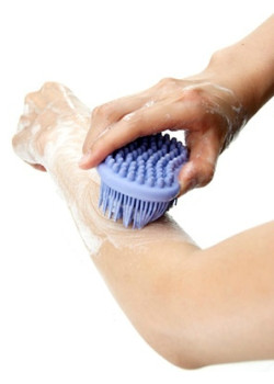 Щетка душ массаж КОМПАКТ